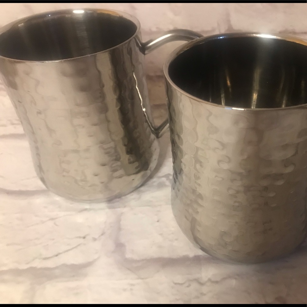 Hammered Wall mugs set of 2